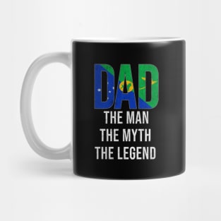 Christmas Islanders Dad The Man The Myth The Legend - Gift for Christmas Islanders Dad With Roots From Christmas Islanders Mug